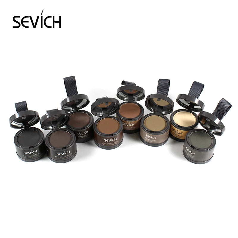 Sevich 8 color Hair Fluffy Powder Hairline Shadow Powder Natural Instant Cover Up Makeup Hair Concealer Coverage WaterProof