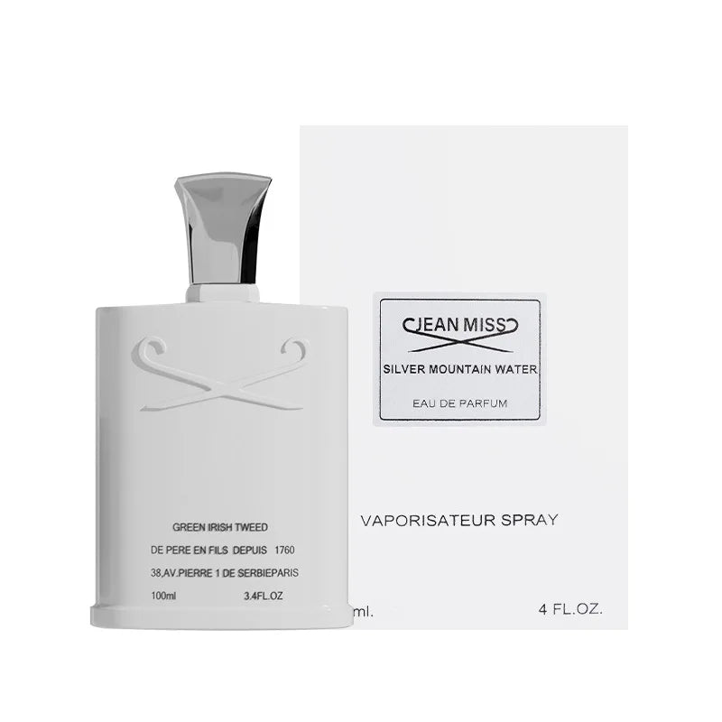 Brand Luxury Refreshing Light Men Perfume 100ml Silver Mountain Water Scent Eau De Parfum Charm Cologne Mujer Originales Spray