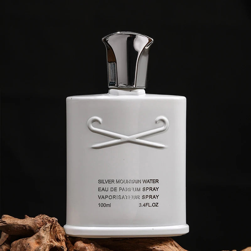 Brand Luxury Refreshing Light Men Perfume 100ml Silver Mountain Water Scent Eau De Parfum Charm Cologne Mujer Originales Spray